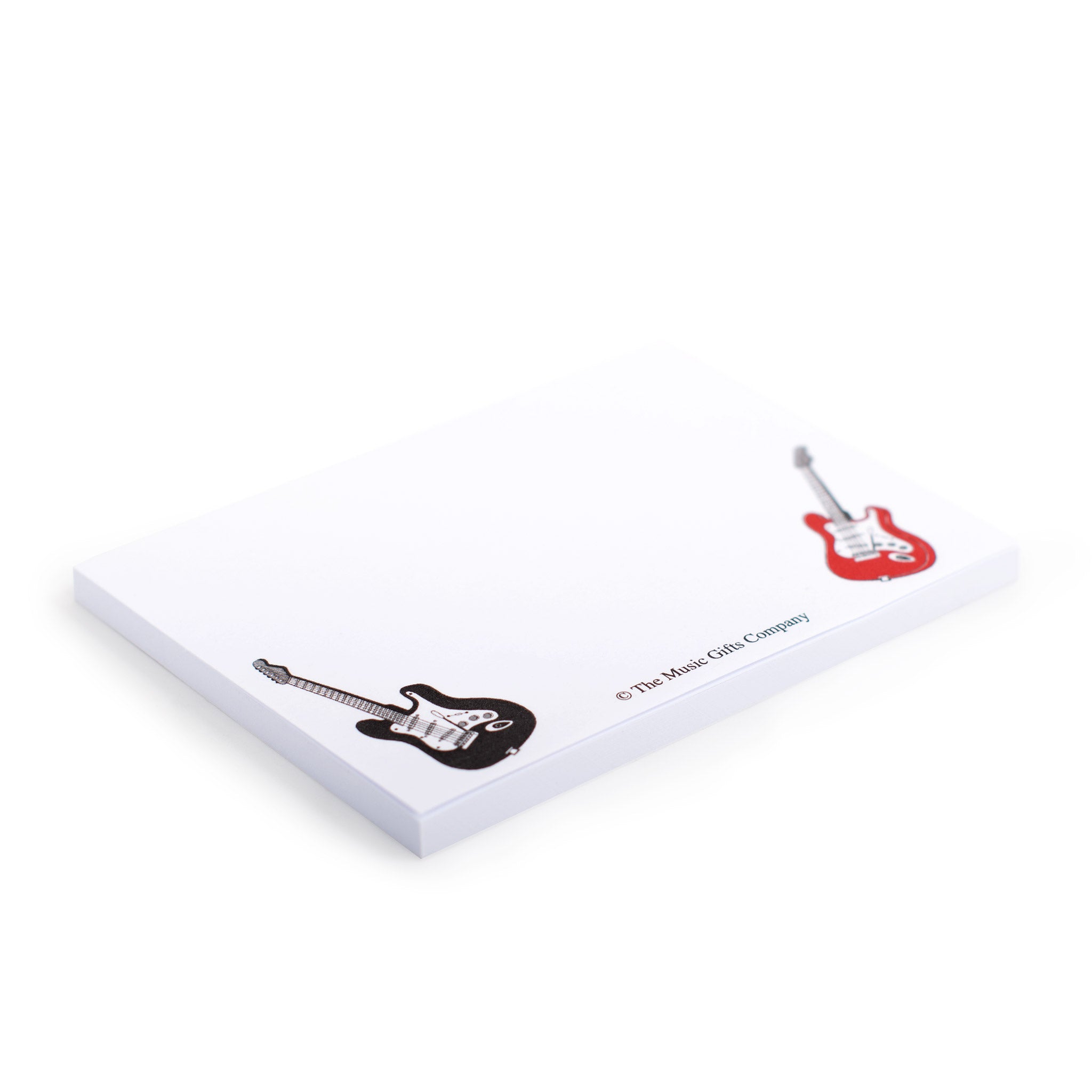 Sticky Notes with electric guitars design