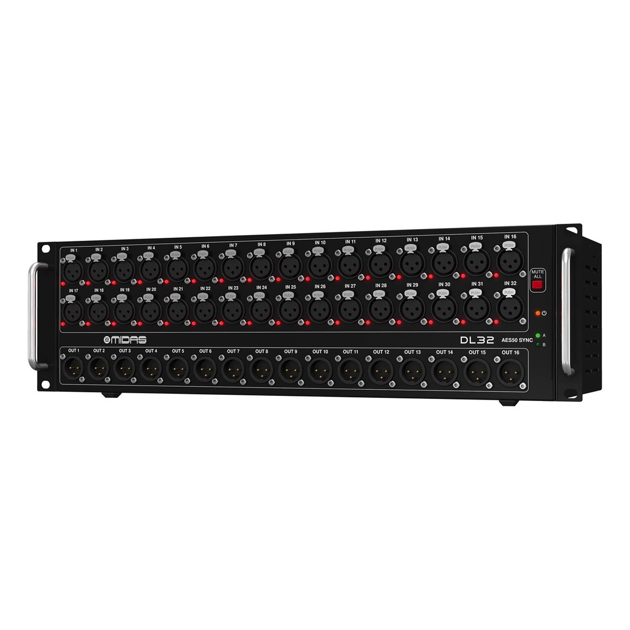 Midas DL32 stagebox - 32 inputs, 16 outputs