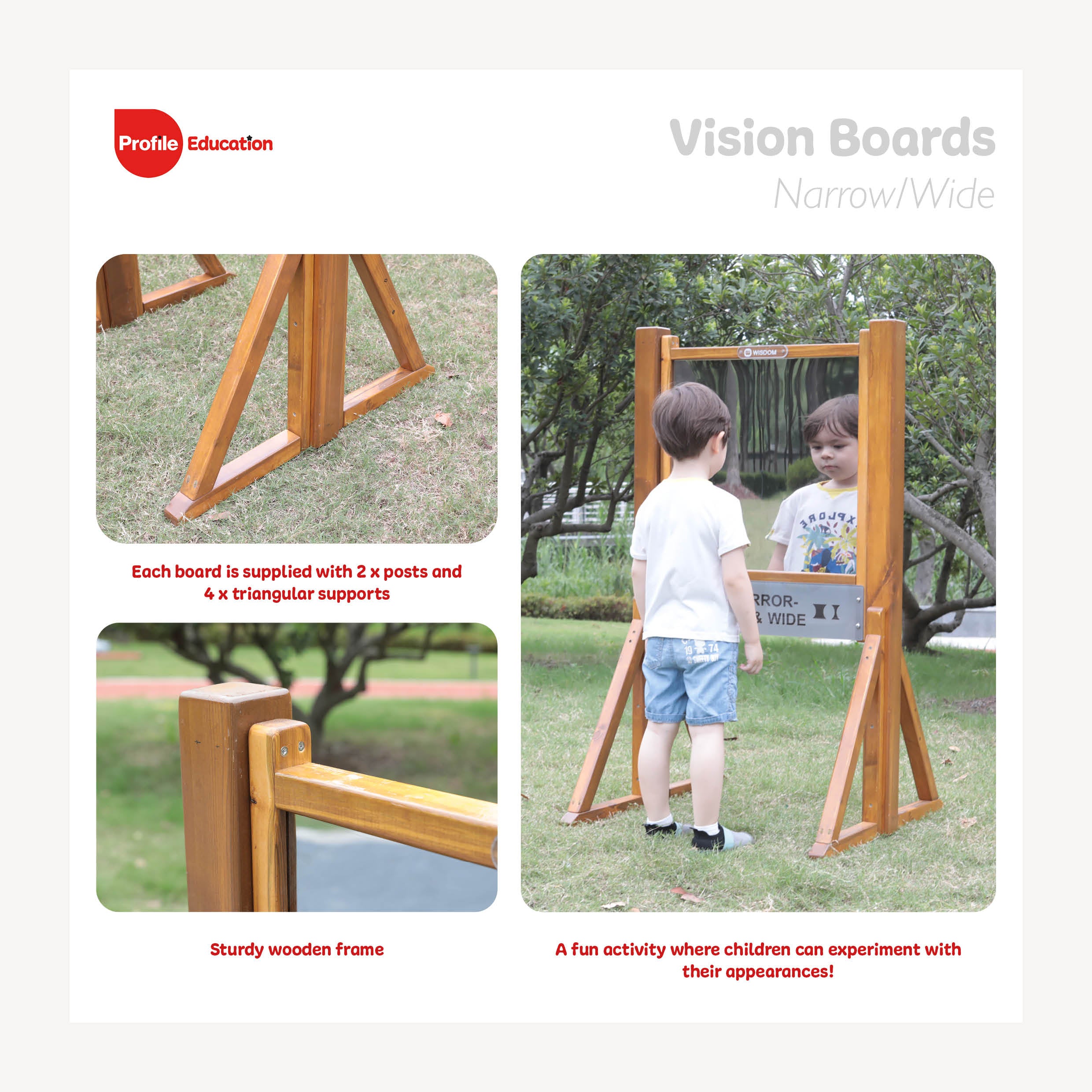 Profile, Vision Boards - Mirror Narrow/Wide