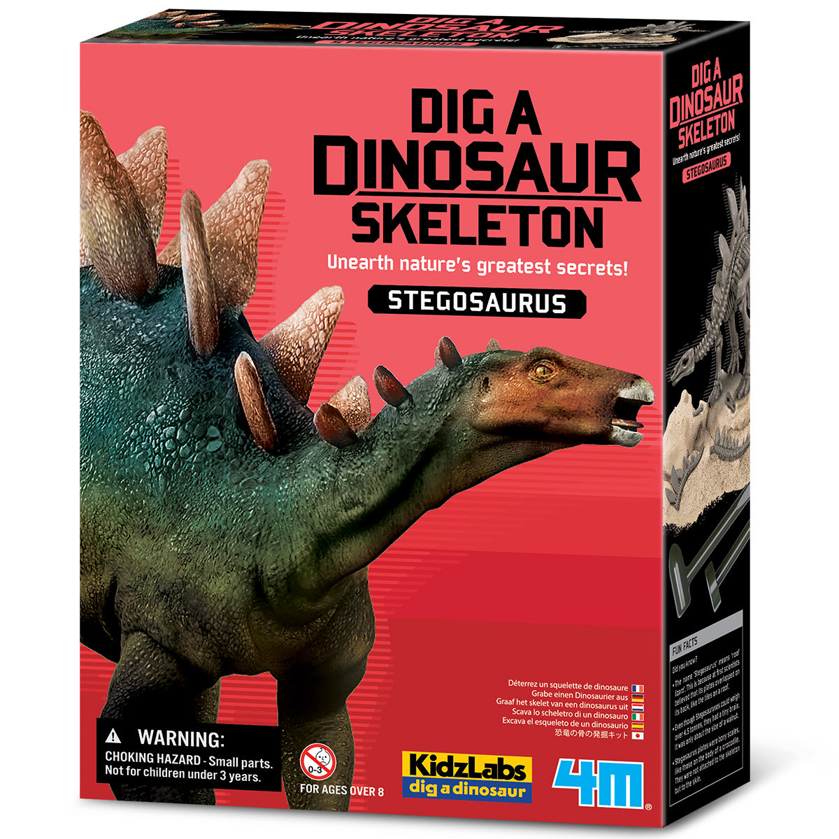 KidzLabs - Dig a Dinosaur Skeleton - Stegosaurus (8 Years +)