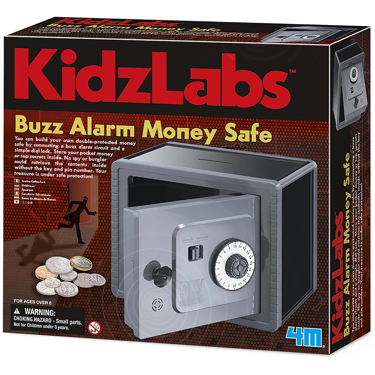 KidzLabs - Buzz Alarm Money Safe (8 Years +)