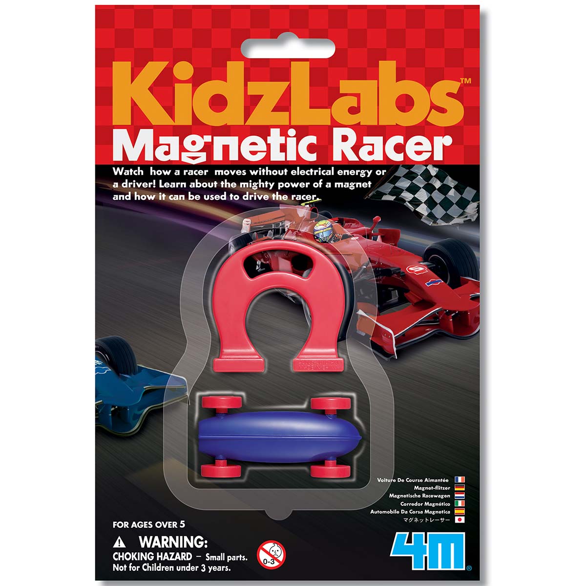 KidzLabs - Magnetic Racer - 2 colour assorted (5 Years +)