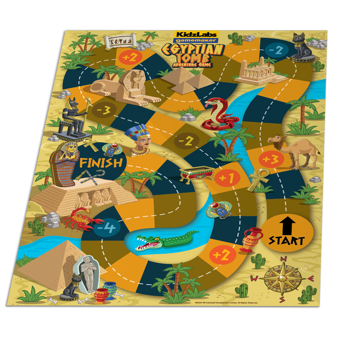 KidzLabs - Gamemaker - Egyptian Tomb Dig & Play Game (5 Years +)