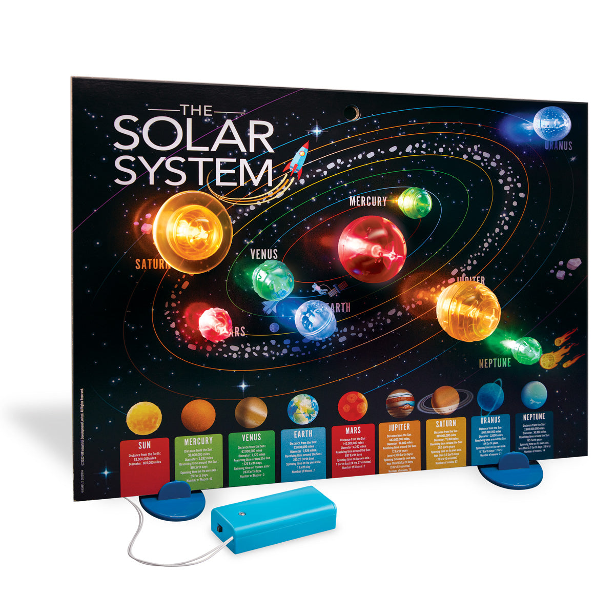 KidzLabs - 3D Solar System Light-Up Poster (5 Years +)