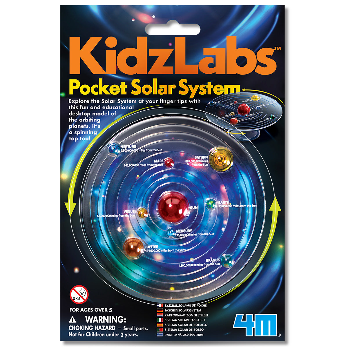 Kidzlabs - Pocket Solar System (5 Years +)