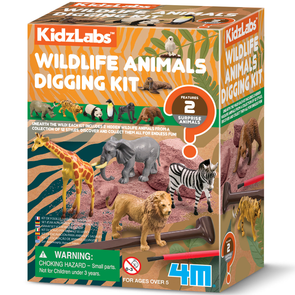 Kidzlabs - Wildlife Animal Digging Kit (5 Years +)
