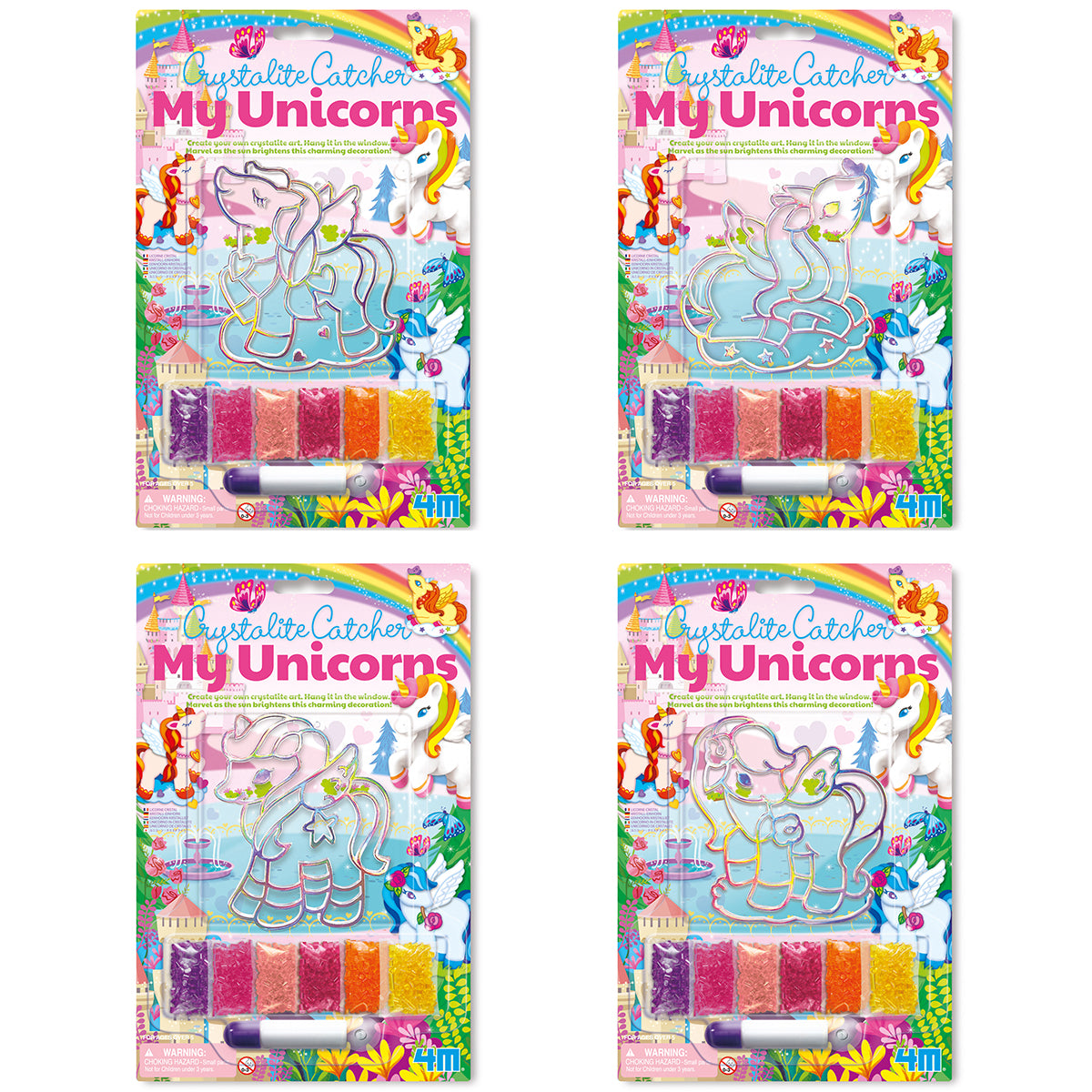 Crystalite Catcher - My Unicorns (4 Assorted) (5 Years +)