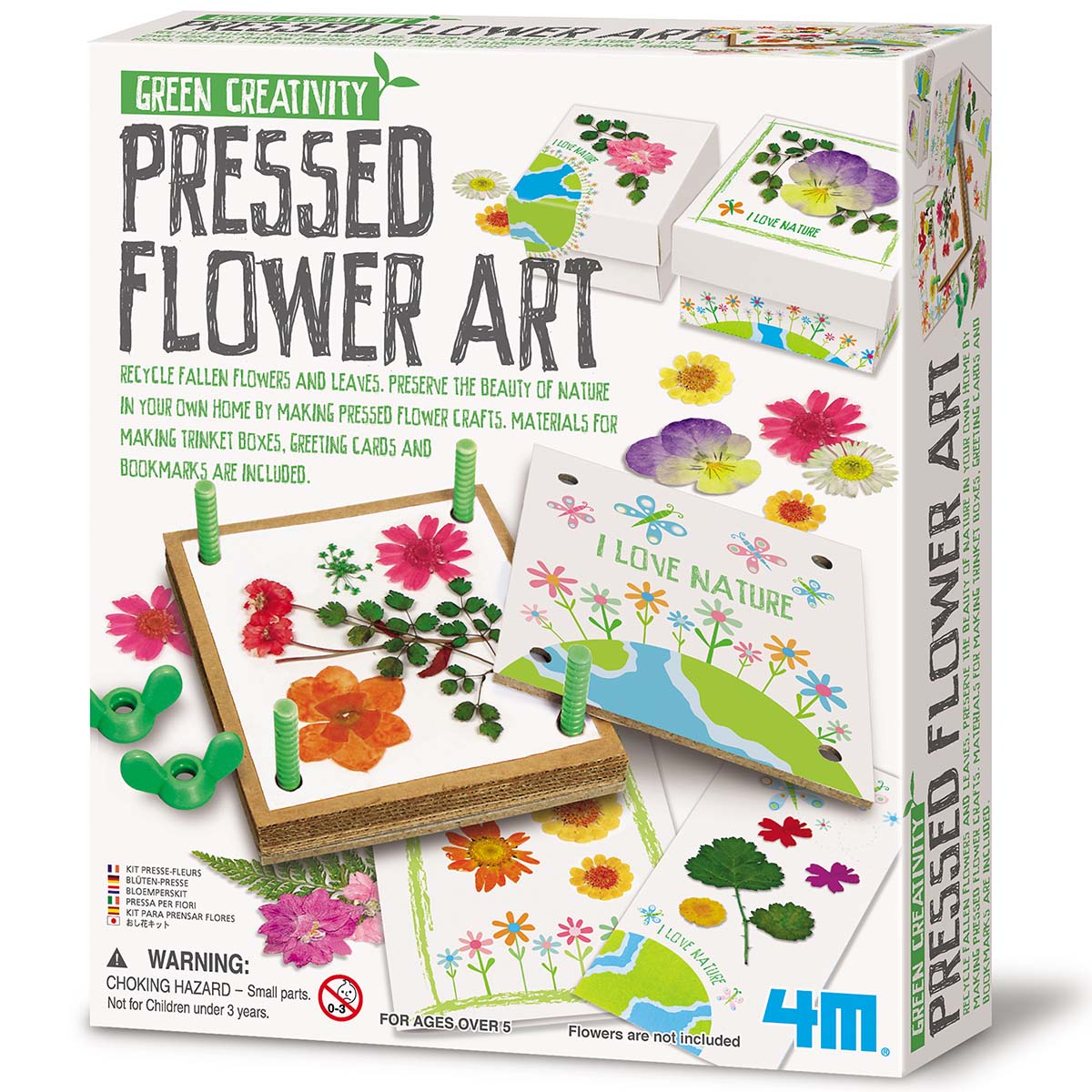 Green Creativity - Pressed Flower Art (5 Years +)