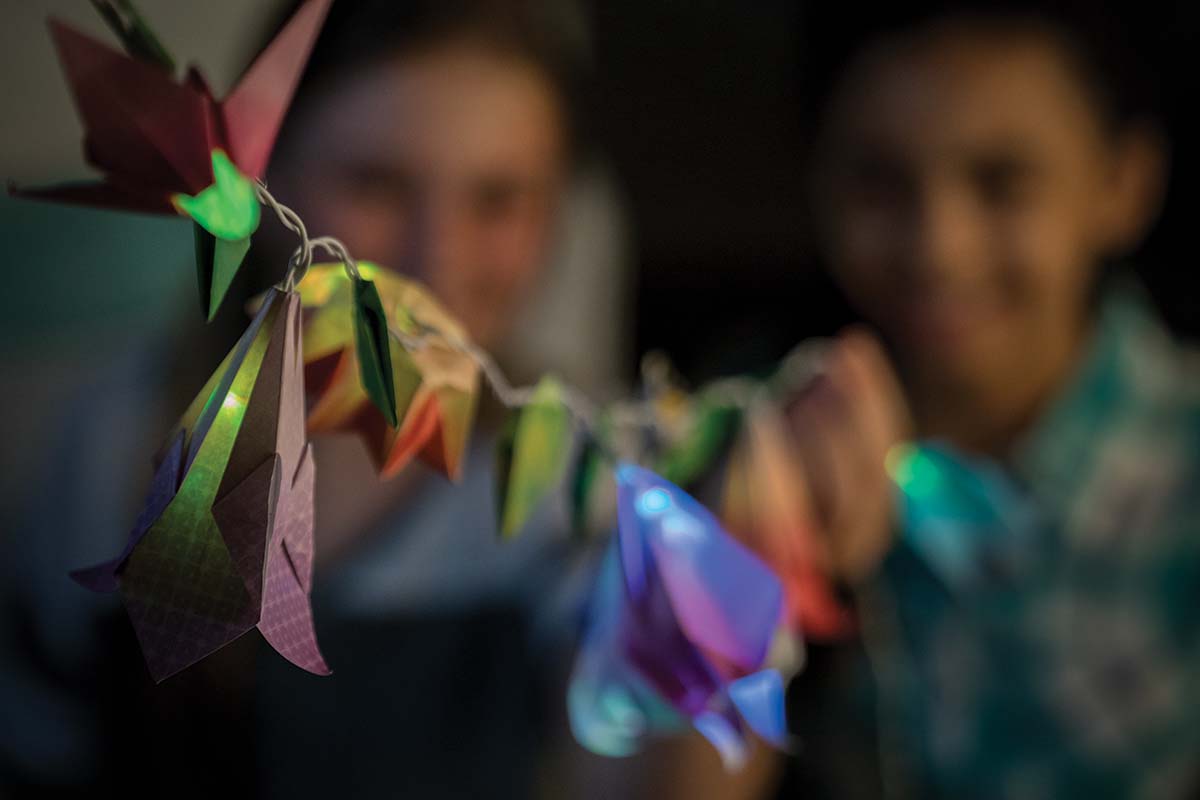KidzMaker - Origami Flower Lights (5 Years +)