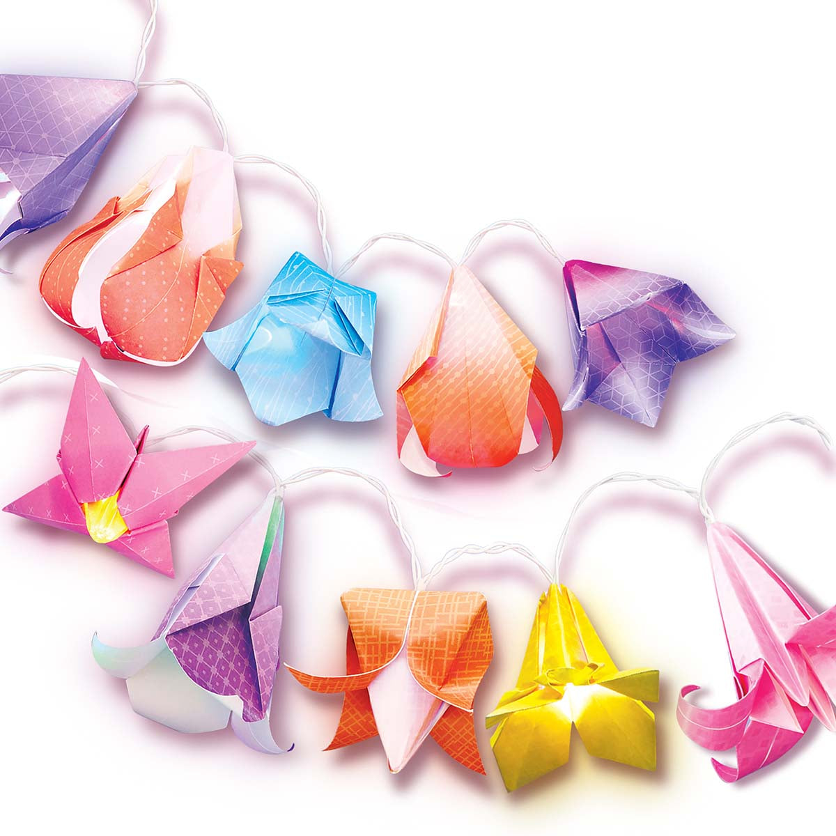 KidzMaker - Origami Flower Lights (5 Years +)