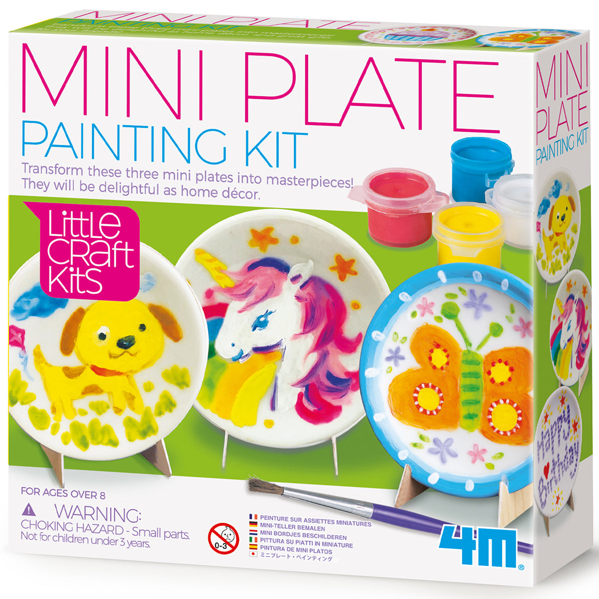 Little Craft - Mini Plate Painting Kit (8 Years +)