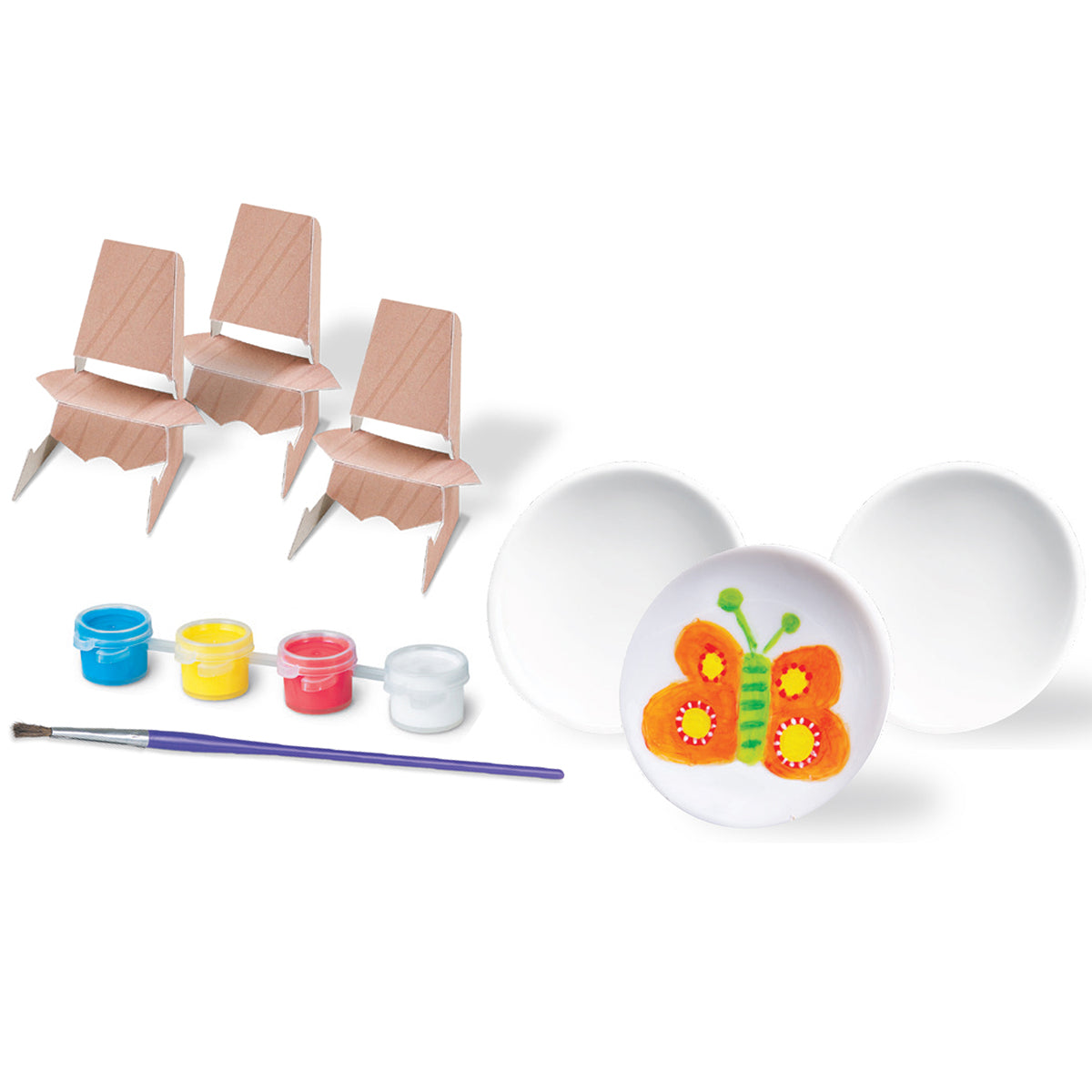 Little Craft - Mini Plate Painting Kit (8 Years +)