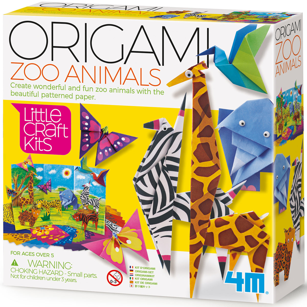Little Craft - Origami Zoo Animals (5 Years +)