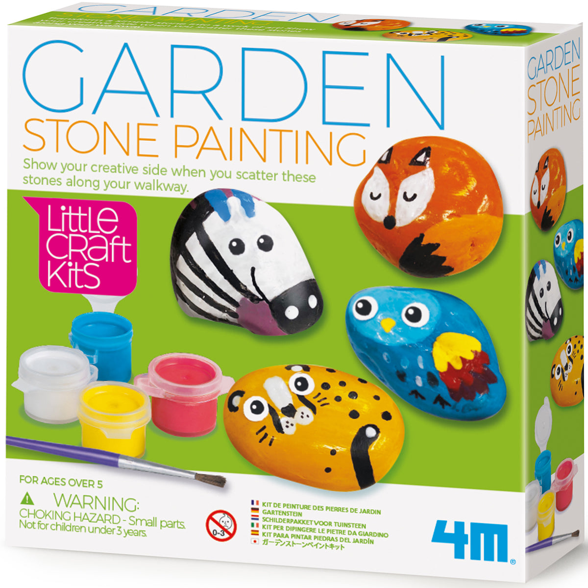Little Craft - Garden Stone Painting (5 Years +)