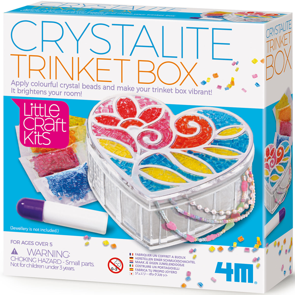 Little Craft - Crystalite Trinket Box (5 Years +)