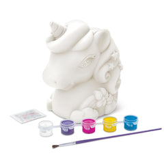 KidzMaker - Paint Your Own Mini Glitter Unicorn Bank (8 Years +)