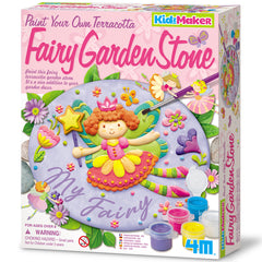 KidzMaker - Paint Your Own Terracotta Fairy Garden Stone (8 Years +)
