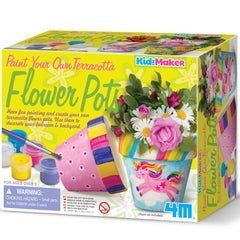 KidzMaker - Paint Your Own Terracotta Flower Pots (8 Years +)