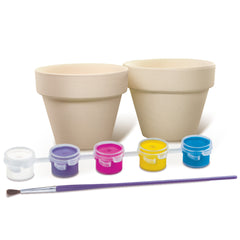 KidzMaker - Paint Your Own Terracotta Flower Pots (8 Years +)