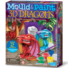 Mould & Paint - 3D Dragons (5 Years +)
