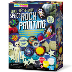 KidzMaker - Glow In The Dark - Space Rock Painting (5 Years +)