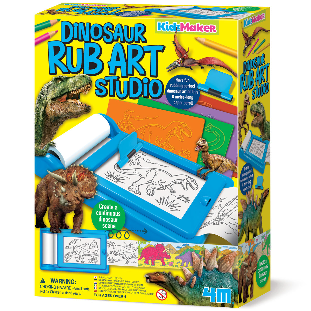KidzMaker - Dinosaur Rub Art Studio (4 Years +)