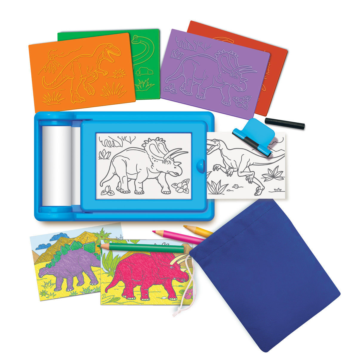 KidzMaker - Dinosaur Rub Art Studio (4 Years +)