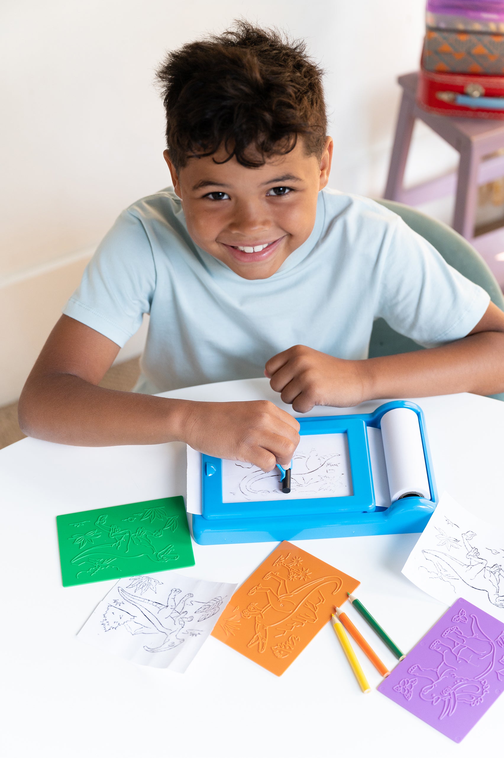 KidzMaker - Dinosaur Rub Art Studio (4 Years +)