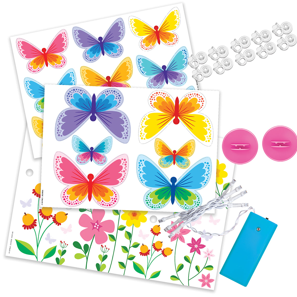Kidzmaker - Glow 3D Butterfly Canvas (5 Years +)