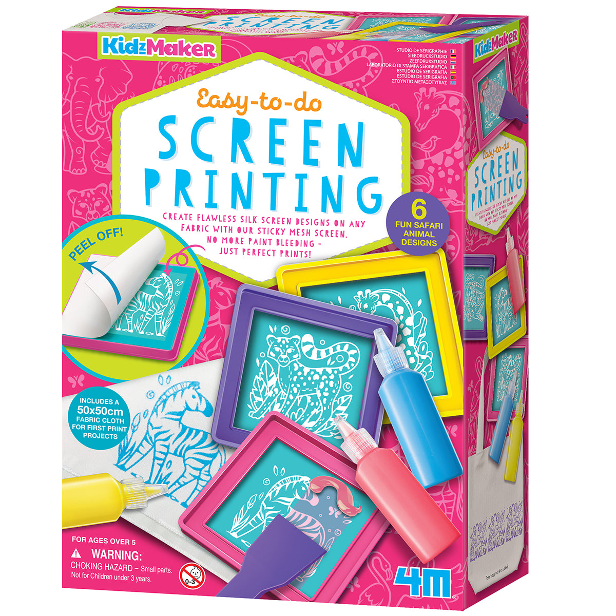 KidzMaker - Easy-to-do Screen Printing (5 Years +)