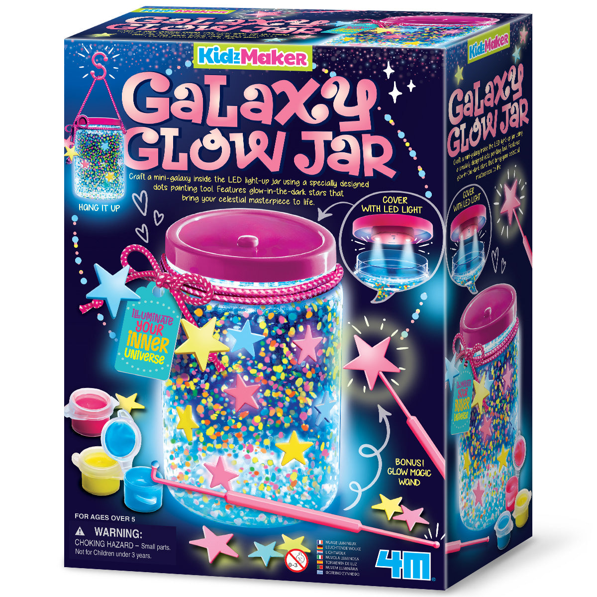KidzMaker - Galaxy Glow Jar (5 Years +)