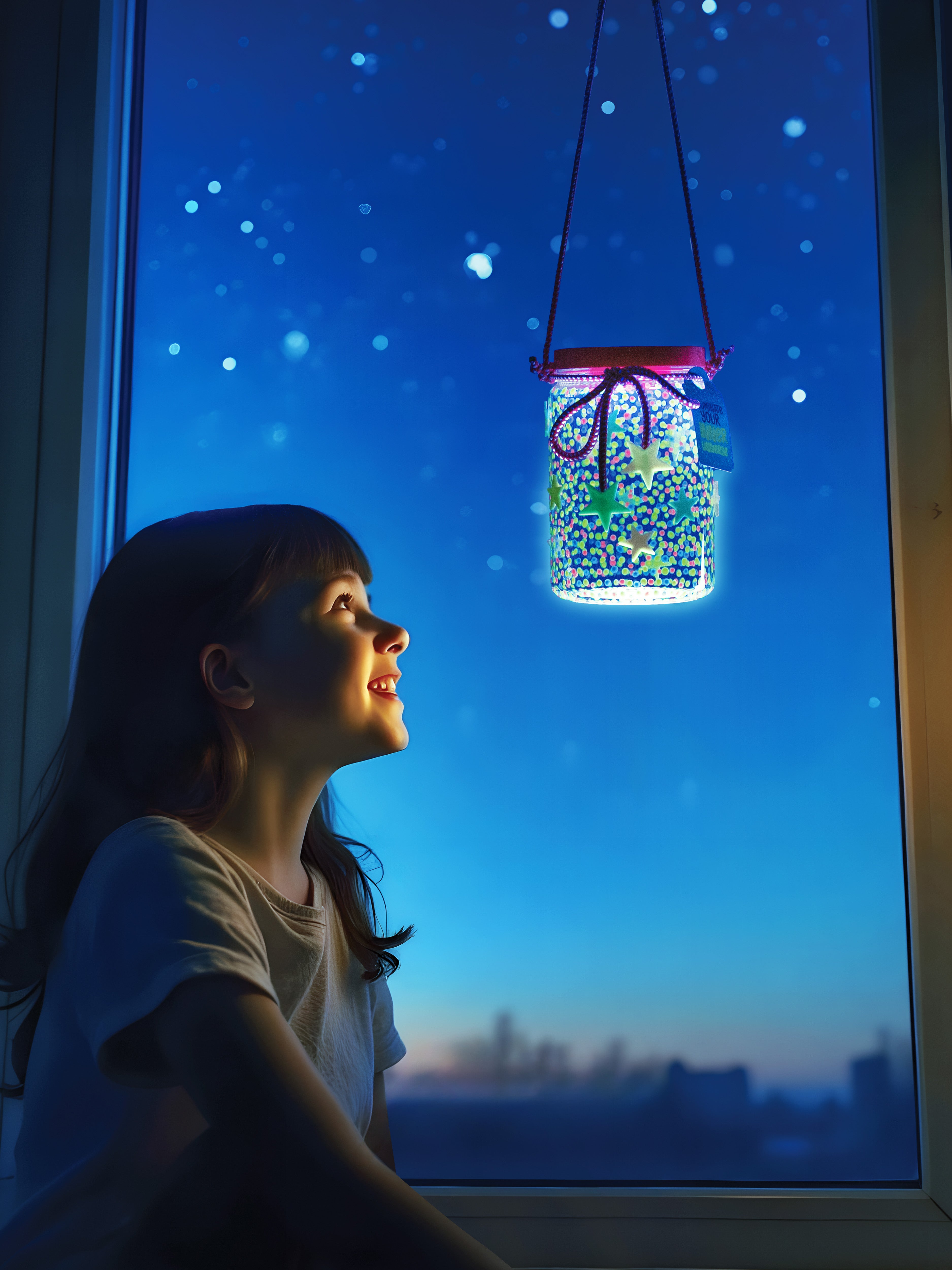 KidzMaker - Galaxy Glow Jar (5 Years +)