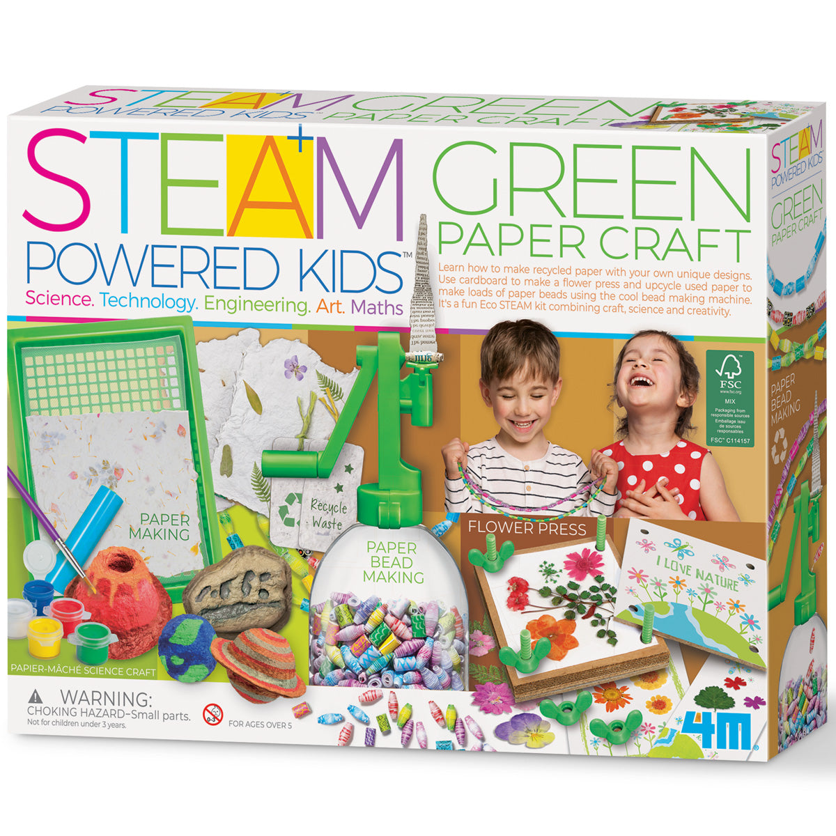 STEAM - Green Paper Craft (5 Years +)