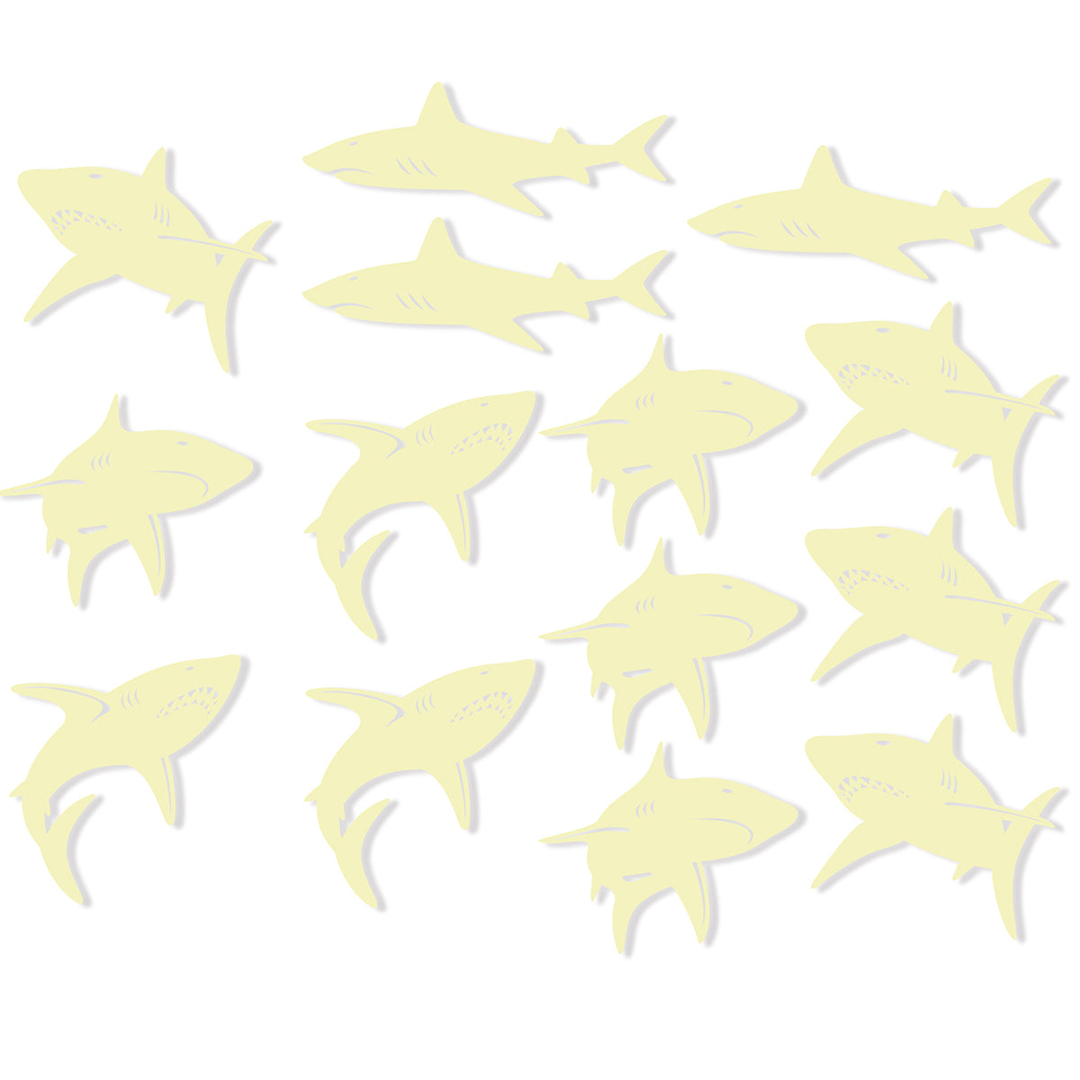 Glow-In-The-Dark Sharks (3 Years +)