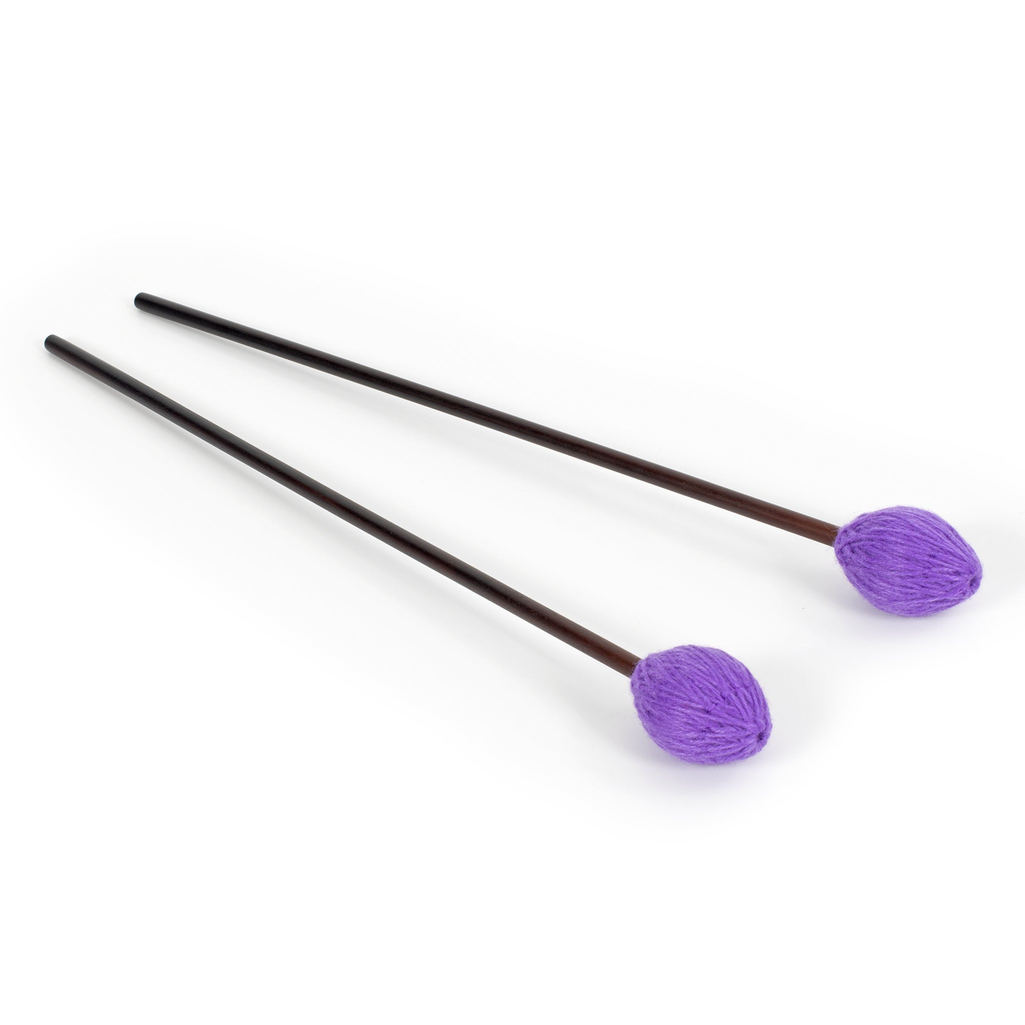 Percussion Workshop Vibraphone / marimba beaters pair - 4cm purple wool head â€“ soft