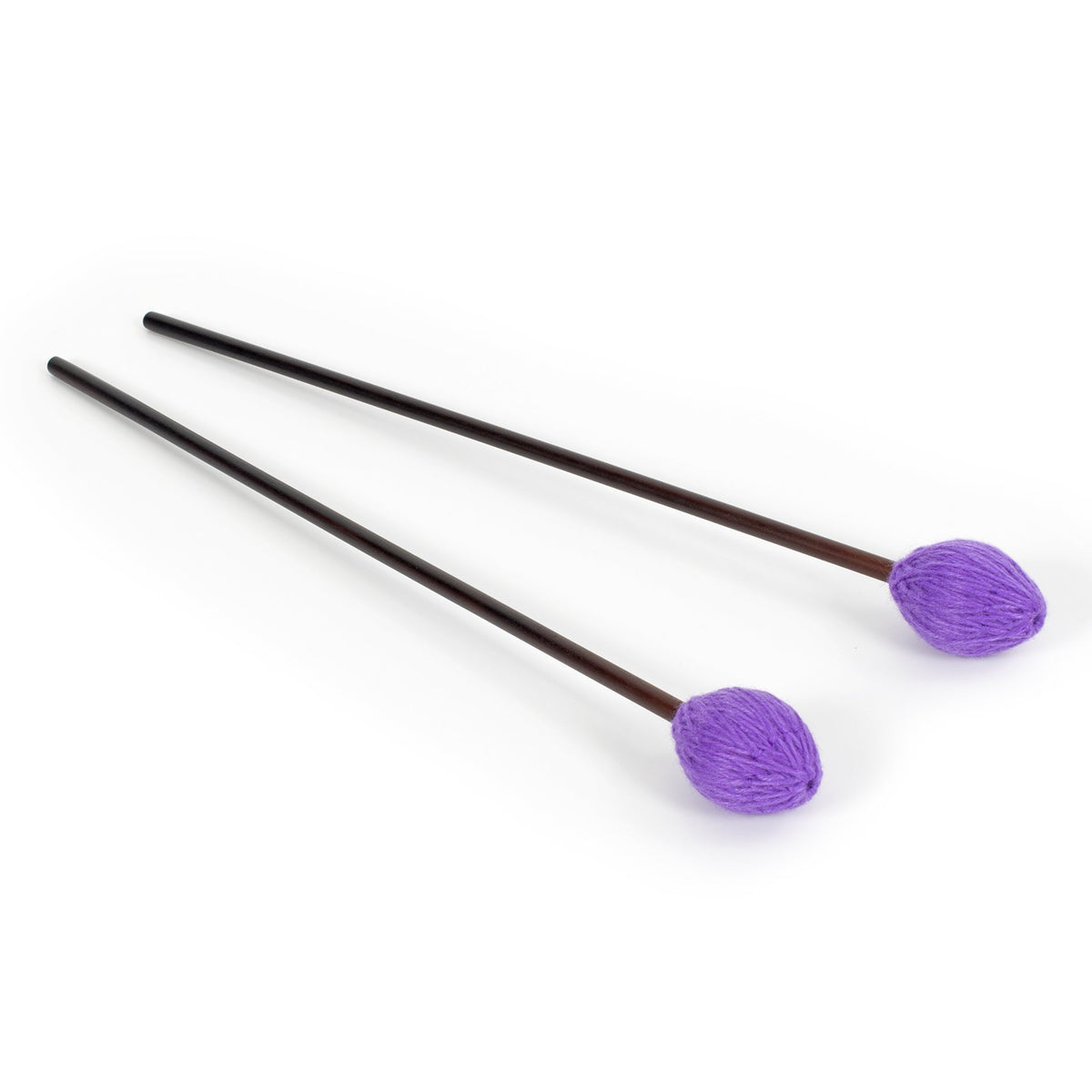 Percussion Workshop Vibraphone / marimba beaters pair - 4cm purple wool head â€“ soft