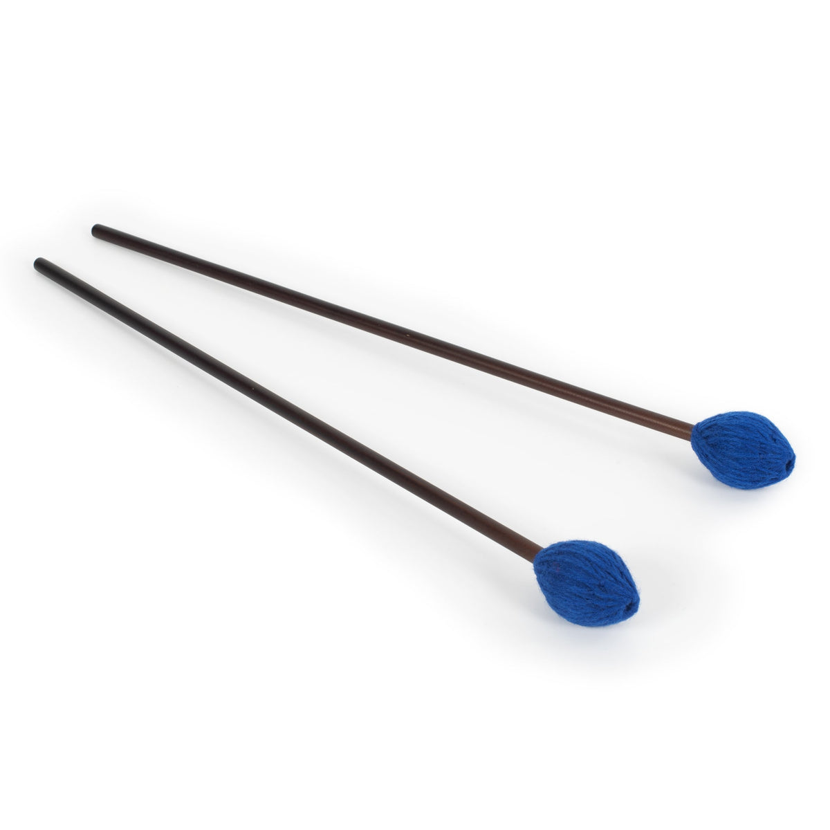 Percussion Workshop Vibraphone / marimba beaters pair - 3.3cm blue wool head â€“ medium