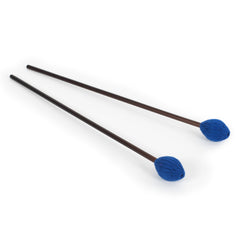 Percussion Workshop Vibraphone / marimba beaters pair - 3.3cm blue wool head â€“ medium