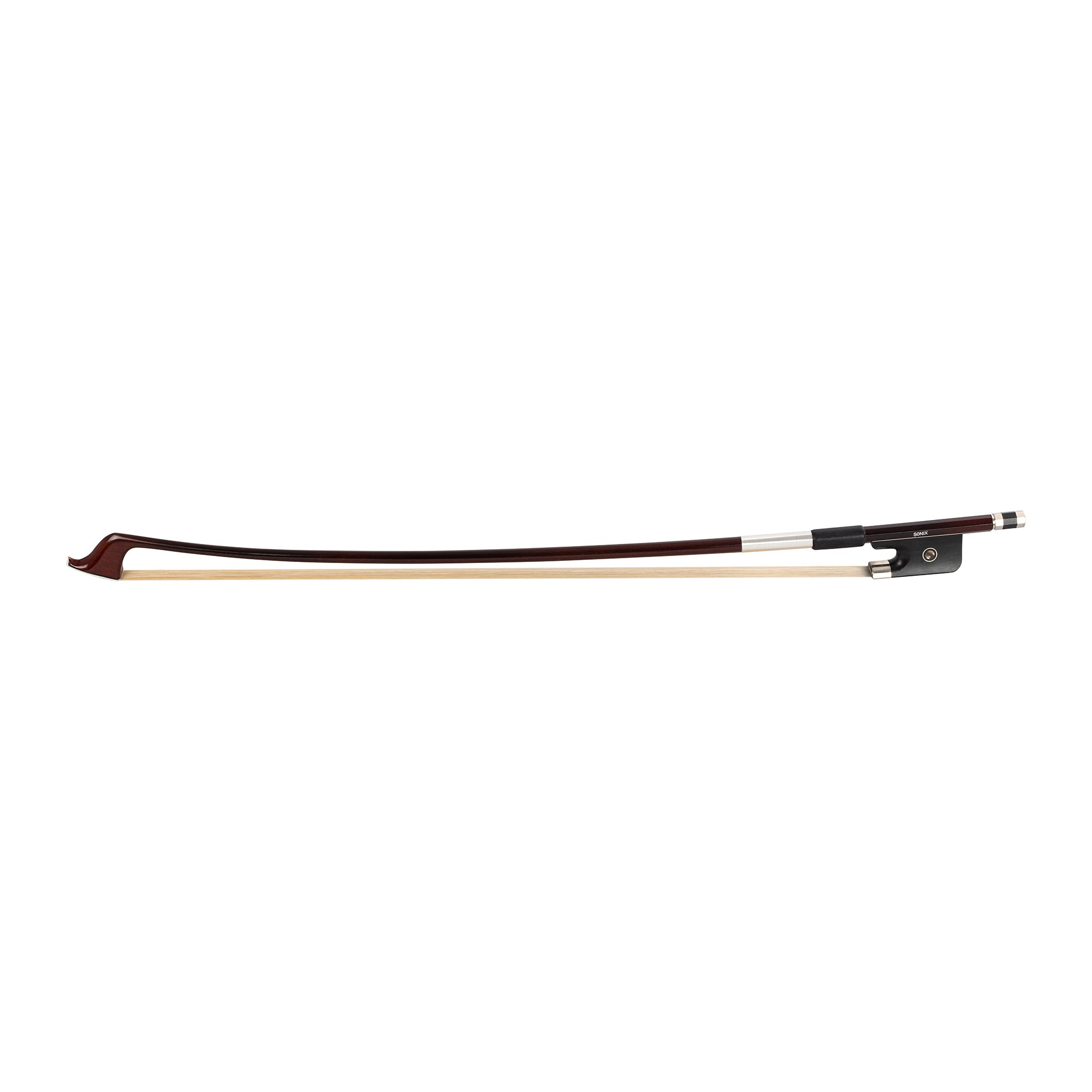 Sonix by MMX 63 student Sandalwood French double bass bow – 1/2 size