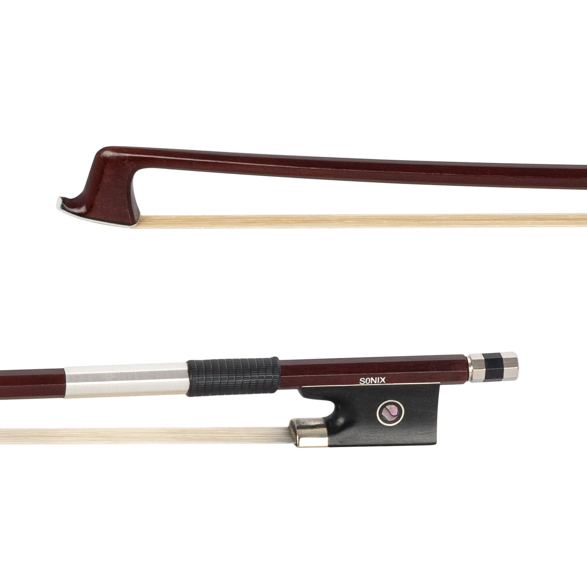 Sonix by MMX student Sandalwood violin bow - 1/2 half size