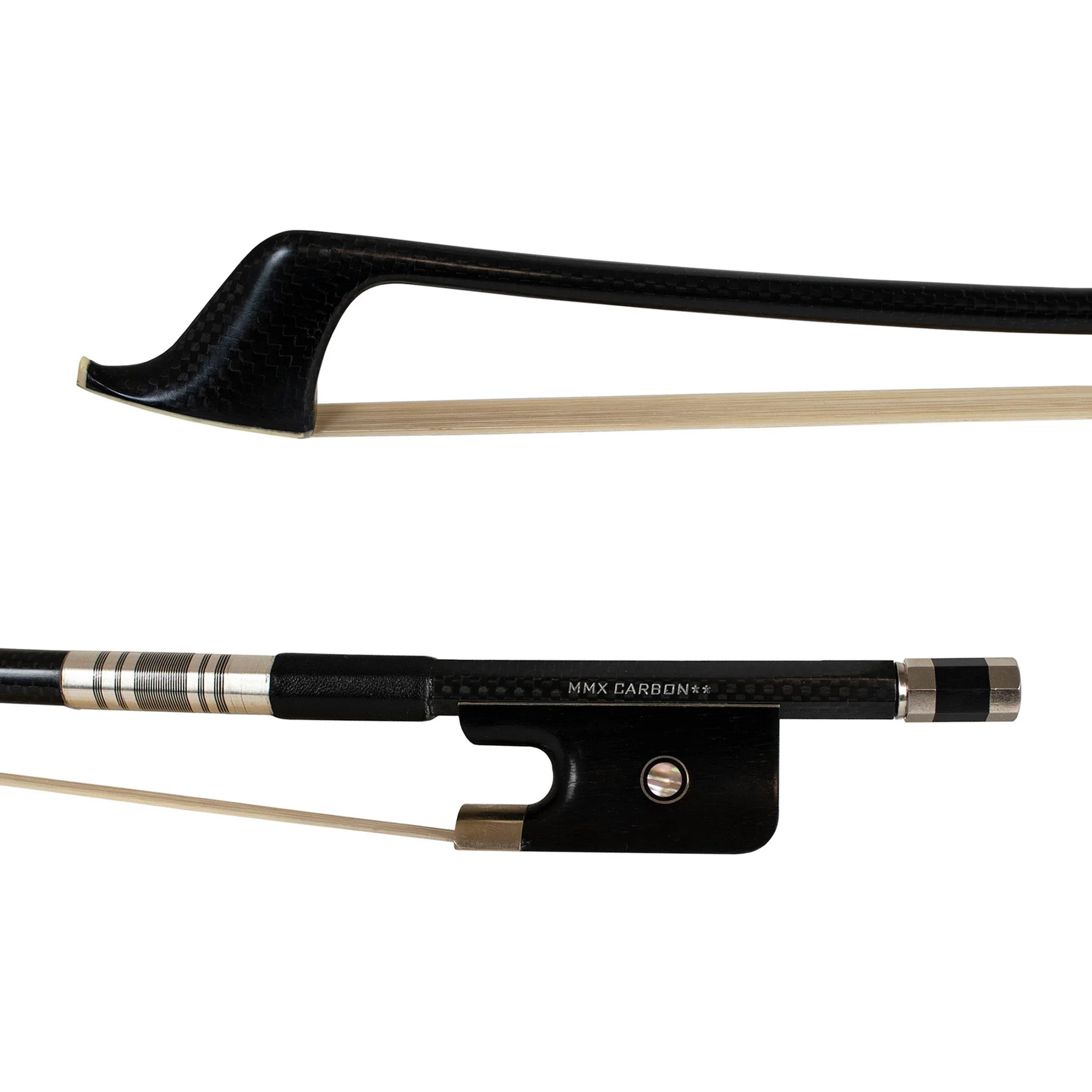 MMX Carbon composite French 3/4 double bass bow with ebony frog
