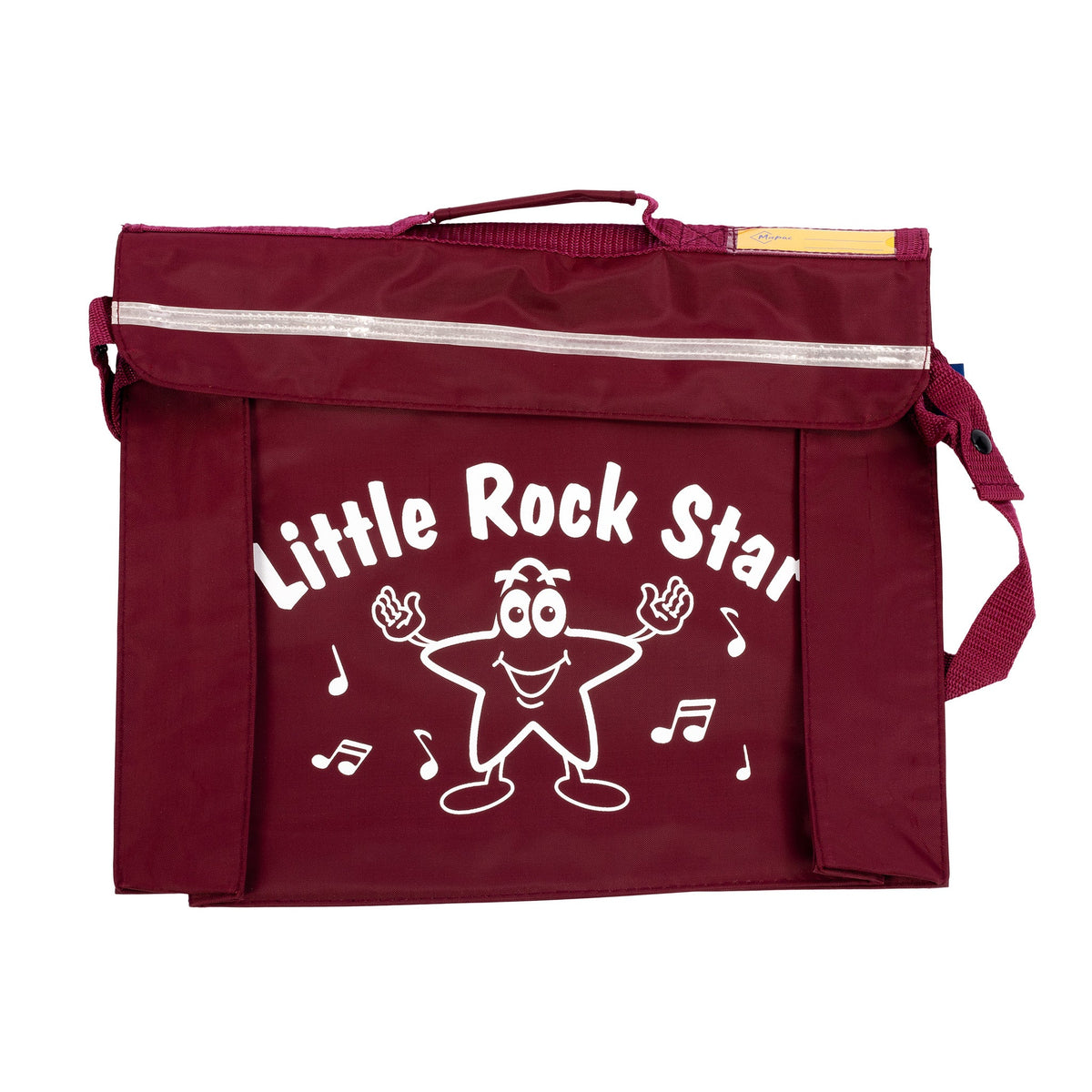 Primo music bag with \'Little rock star\' design - Burgundy