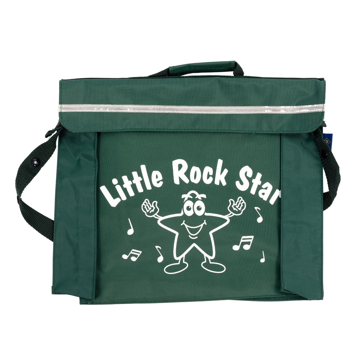 Primo music bag with \'Little rock star\' design - Green