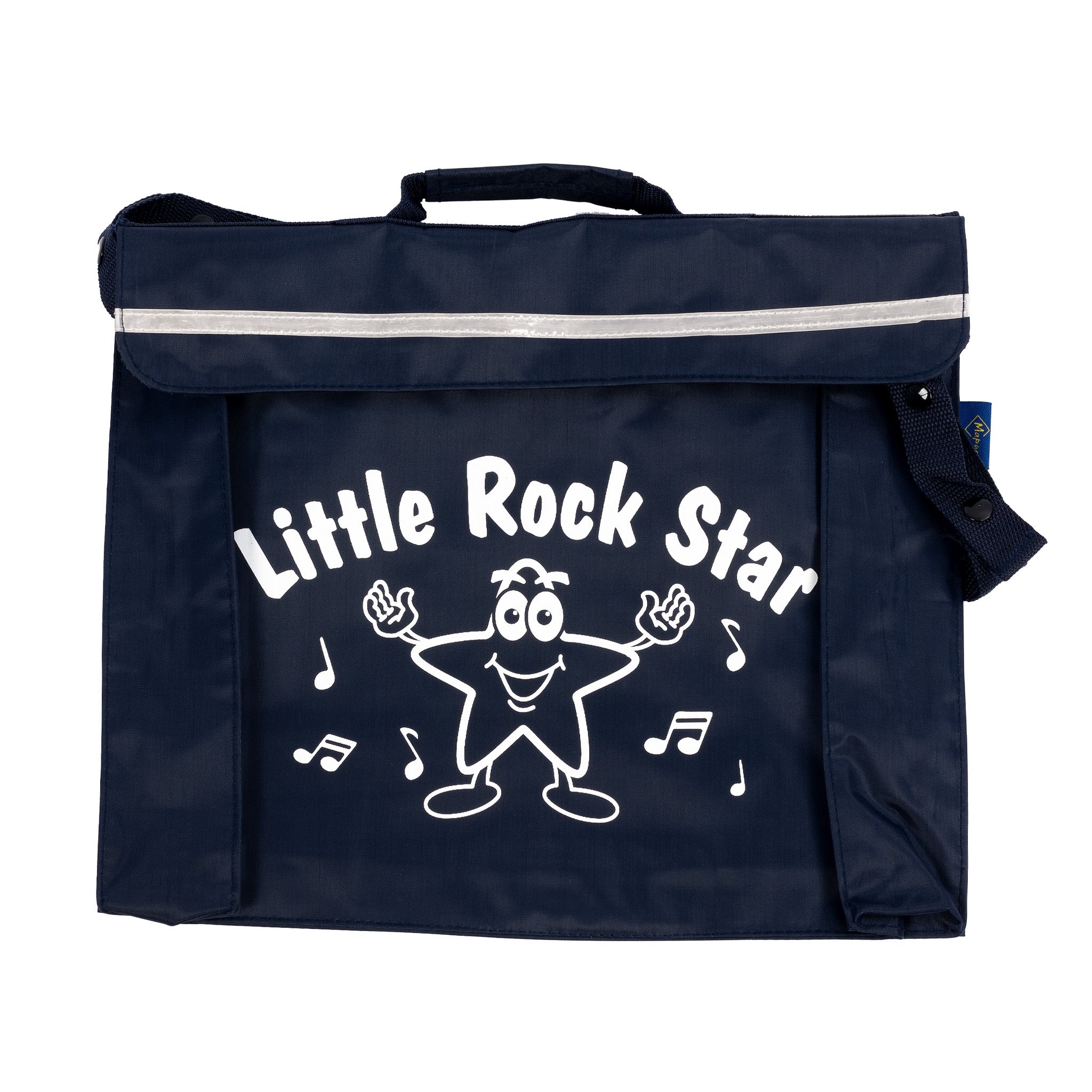 Primo music bag with \'Little rock star\' design - Navy blue