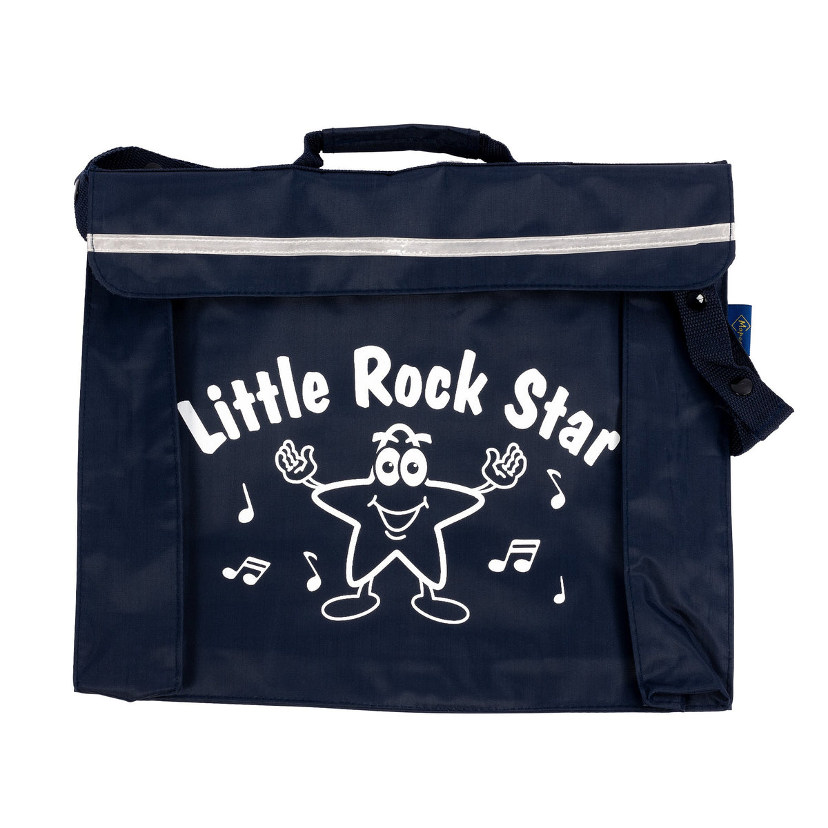 Primo music bag with \'Little rock star\' design - Navy blue