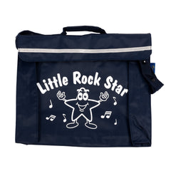 Primo music bag with \'Little rock star\' design - Navy blue