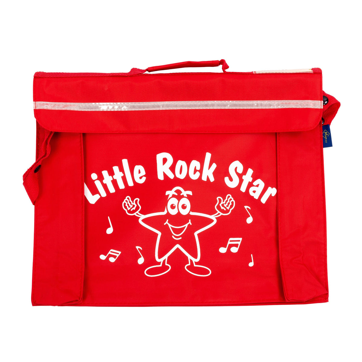 Primo music bag with \'Little rock star\' design - Red