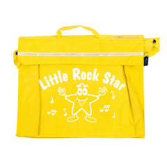 Primo music bag with \'Little rock star\' design - Yellow