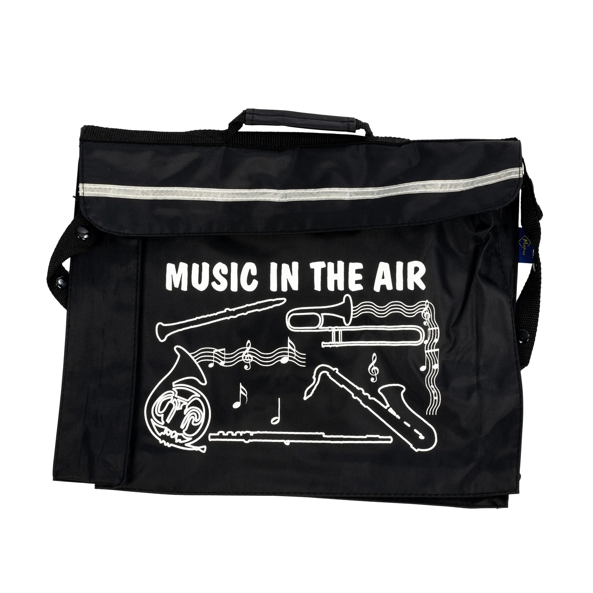 Primo music bag with \'Music in the air\' design - Black