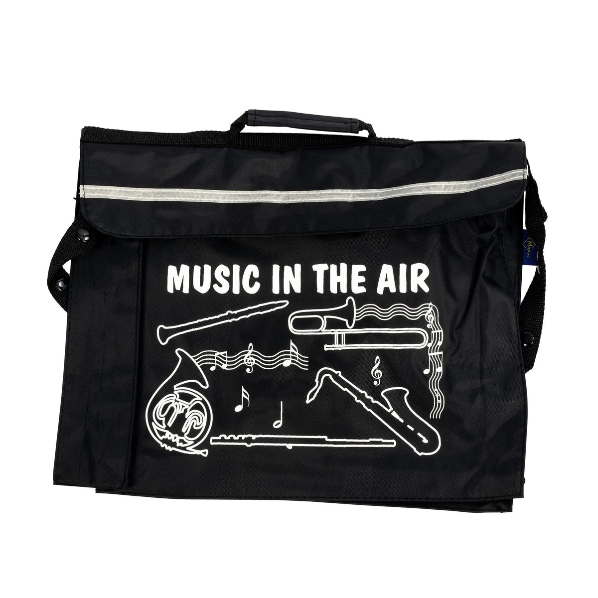 Primo music bag with \'Music in the air\' design - Black
